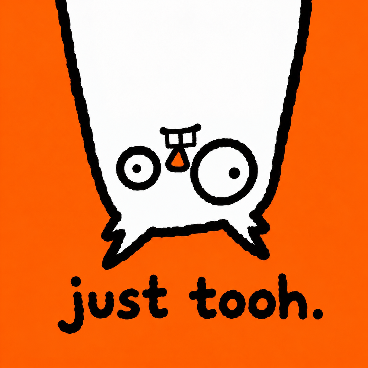 The TOOH owl above the words just tooh.